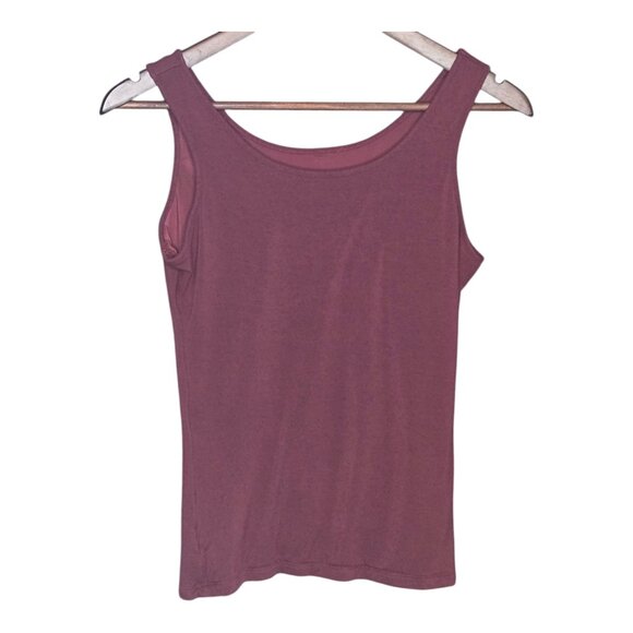 Yummie Tummie Heather Thomson  Cami Tank Top  Shaper ‎ Burgundy L - Picture 1 of 4